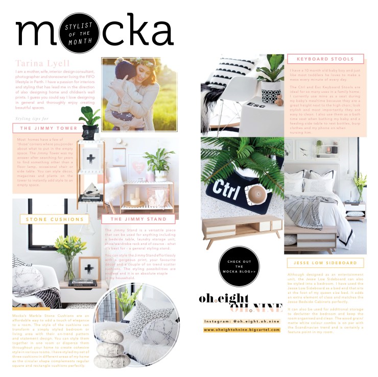 Mocka Stylist of the Month - Tarina Lyell